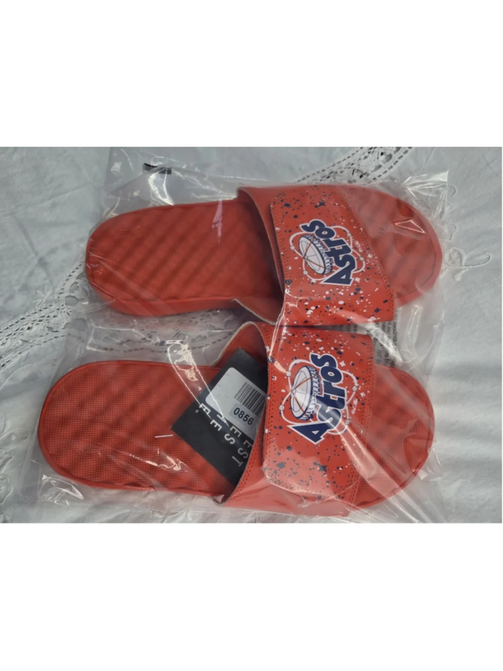 ISlide Houston Astros Slide Sandals Mens Size 10 Orange MLB Baseball Slides #856